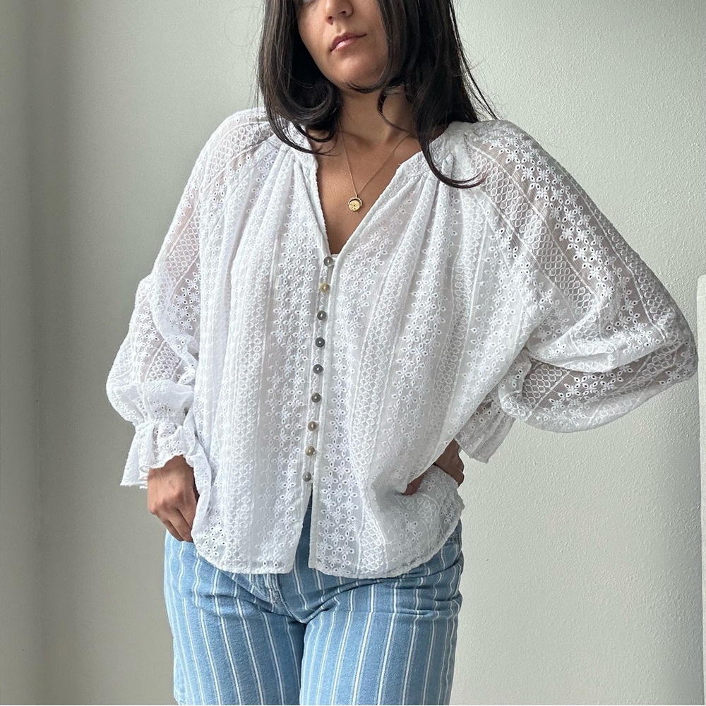 Supply & Demand Daphne Eyelet Top